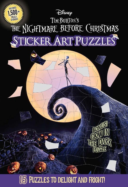 Disney Tim Burtons the Nightmare Before Christmas Sticker Art Puzzles