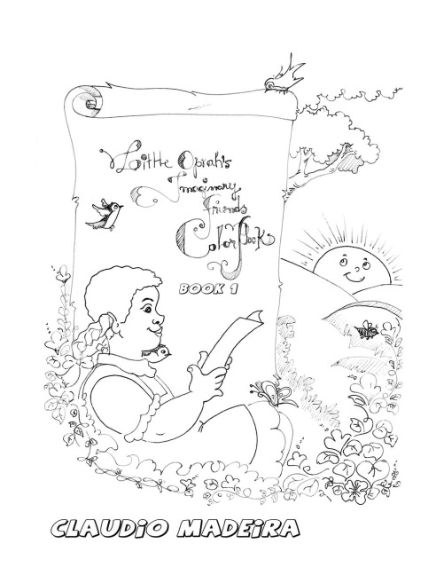 Little Oprahs Imaginary Friends Coloring Book
