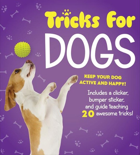 Tricks for Dogs Kit: Keep Your Dog Active and Happy! Includes a Clicker, Bumper Sticker, and Guide Teaching 20 Awesome Tricks!