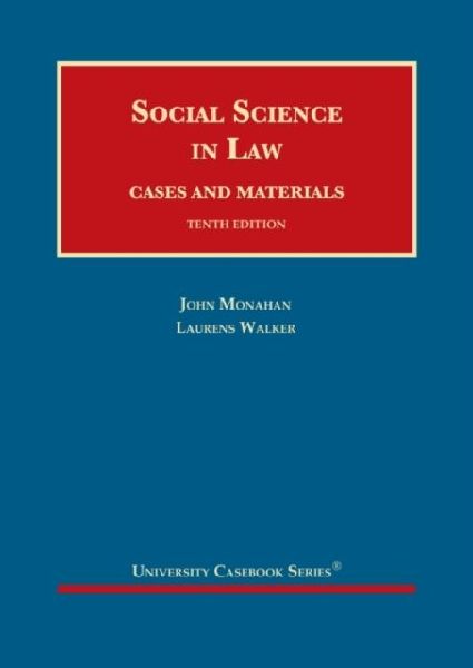 Social Science in Law: Cases and Materials