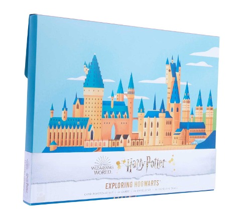 Harry Potter: Exploring Hogwarts (Tm) Card Portfolio Set (Set of 20 Cards)