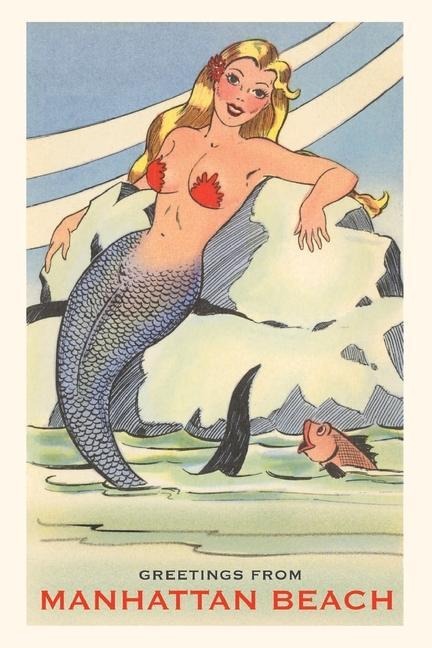 The Vintage Journal Greetings from Manhattan Beach, Mermaid