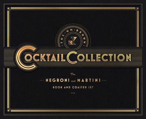 The Wm Brown Cocktail Collection: The Negroni and The Martini: Book and Coaster Set