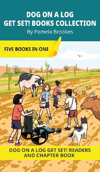 DOG ON A LOG Get Set! Books Collection: Decodable Series for Learning to Read. For Early Readers and Students with Dyslexia. (Words with Three Letters)