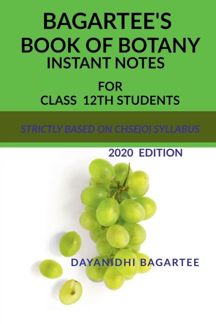 BAGARTEES  BOOK OF BOTANY        FOR CLASS-12TH