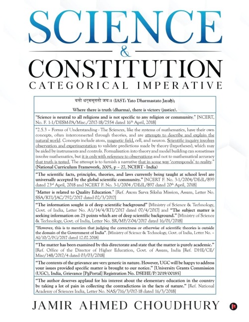 Science and Constitution: Categorical Imperative