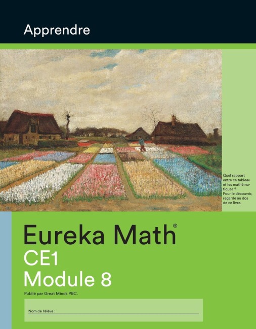 French - Eureka Math Grade 2 Learn Workbook #4 (Module 8)