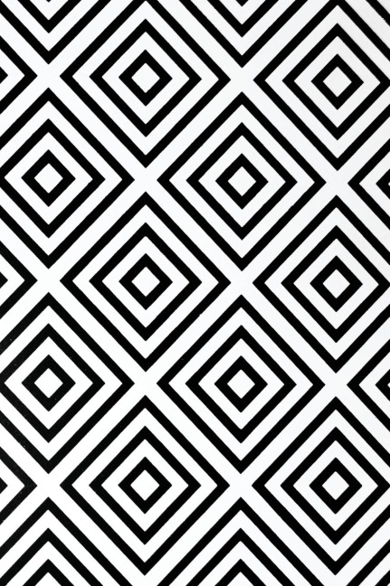 Hardcover Classic Notebook: 256 Lined Page Notebook, 7-x-10-inch, Black and White Geometric: 256 Lined Page Notebook, 7-x-10-inch, Black and White Geometric
