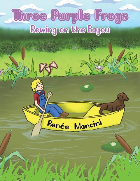 Three Purple Frogs: Rowing on the Bayou