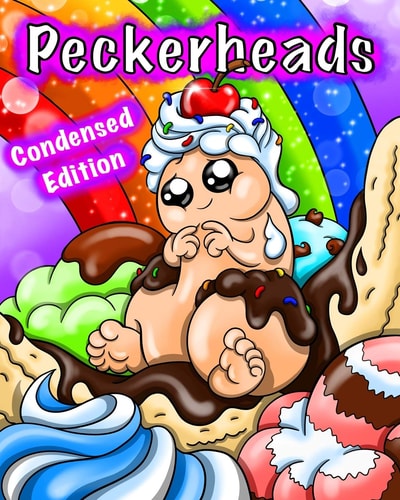 Peckerheads (Condensed Edition) Cute Penis Coloring Book for Adults