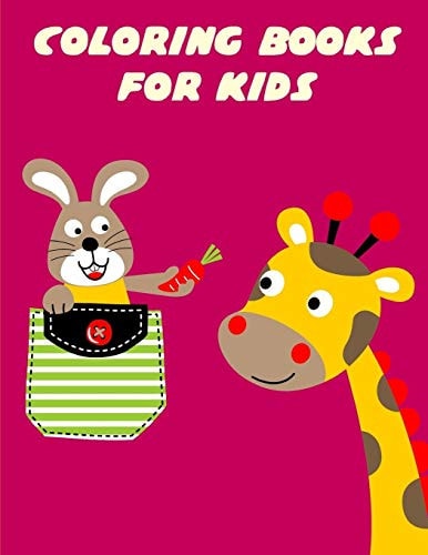 Coloring Books For Kids Coloring Pages with Adorable Animal Designs, Creative Art Activities
