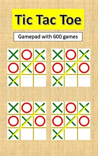 Tic Tac Toe Gamepad with 600 Tic Tac Toes