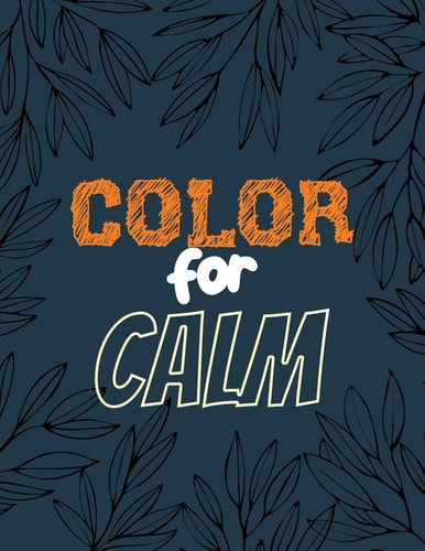 Color for Calm Stress Relieving Creative Fun Drawings for Grownups & Teens to Reduce Anxiety & Relax, 14 Motivating & Creative Art Activities, Creative Activities to Help Manage Stress