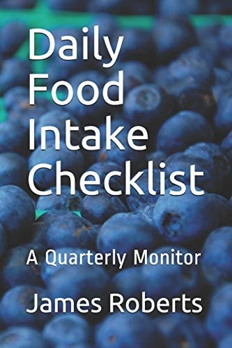 Daily Food Intake Checklist A Quarterly Monitor