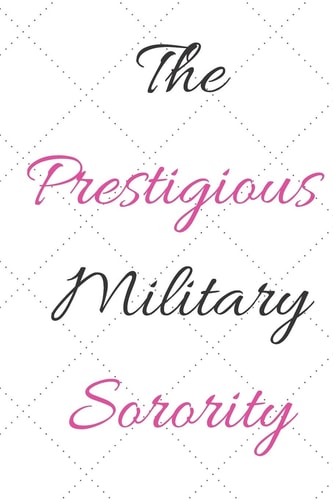 The Prestigious Military Sorority Delta Phi Chi Crossing Gift for Soror, Little Sister, Big Sister Or Loved One