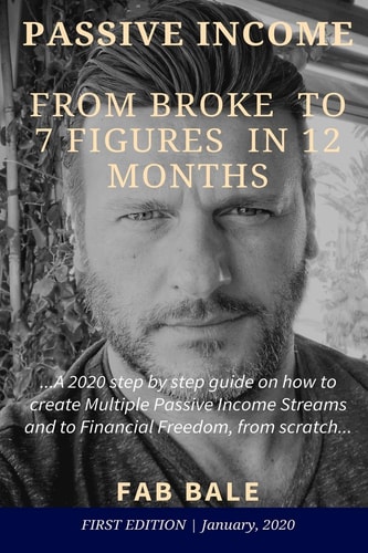 From Broke to 7 Figures in 12 Months A 2020 Step by Step Guide on How to Create Multiple Passive Income Streams and to Financial Freedom, from Scratch