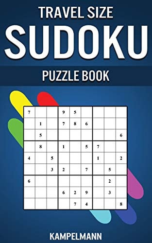Travel Size Sudoku Puzzle Book Compact & Travel Friendly Edition with 250 Easy Sudokus and Solutions