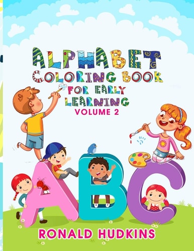 Alphabet Coloring Book for Early Learning Volume 2