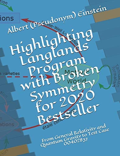 Highlighting Langlands Program with Broken Symmetry for 2020 Bestseller From General Relativity and Quantum Gravity to Test Case 00402837