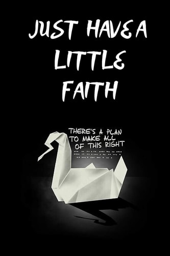 JUST HAVE A LITTLE FAITH /there is a Plan to Make All of this Right 110pages/6×9/prison Break/gift/deep