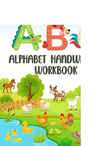 Animals ABC Alphabet Handwriting Workbook Cursive Handwriting Workbook For Kids