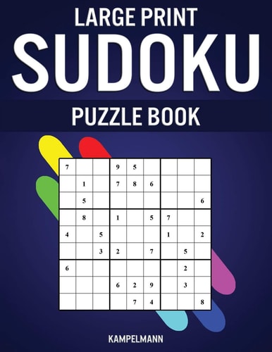 Large Print Sudoku Puzzle Book 200 Easy and Medium Sudokus - Large Print