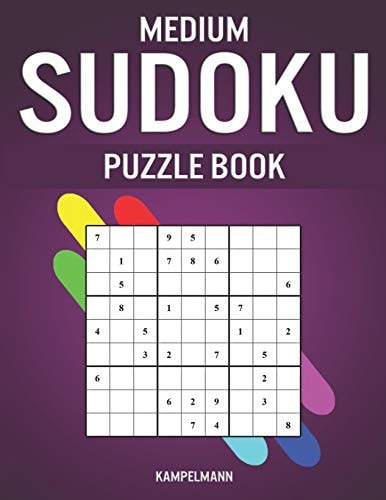 Medium Sudoku Puzzle Book 250 Medium Level With Answers - Large Print