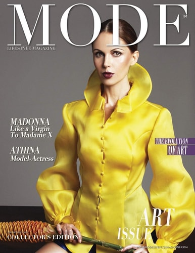 Mode Lifestyle Magazine Art Issue 2019 Collector's Edition - Athina Cover
