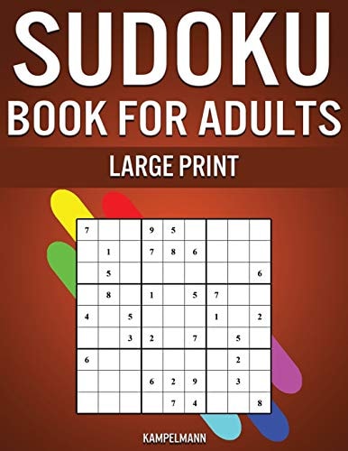 Sudoku Book for Adults Large Print 250 Easy, Medium, Hard and Very Hard Sudokus for Adults with Solutions - Large Print