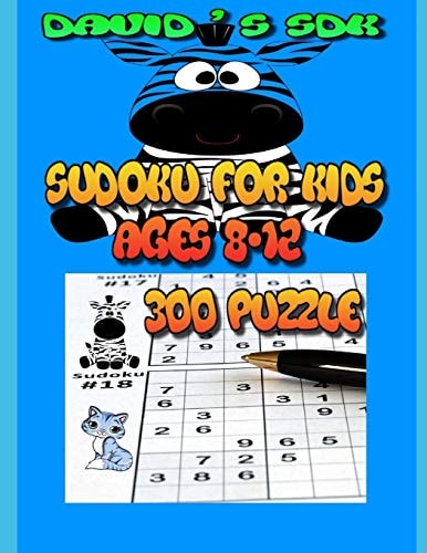 Sudoku For Kids Ages 8-12 300 Sudoku for Kids-Interactive Activity Books for Toddlers-Easy to Medium