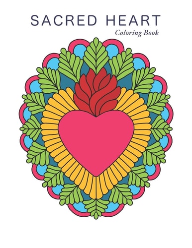 Sacred Heart Coloring Book