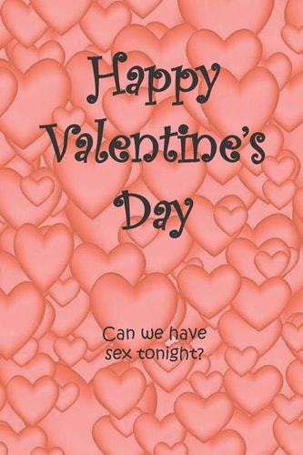 Happy Valentine's Day Can We Have Sex Tonight?