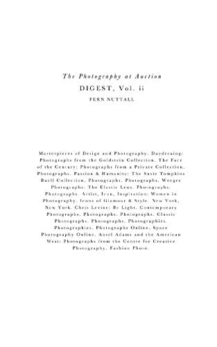 Photography at Auction Digest Volume II