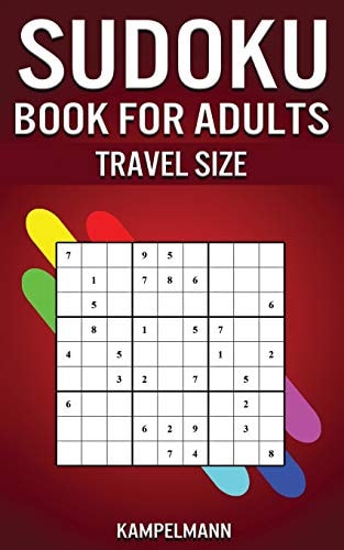 Sudoku Book for Adults Travel Size 200 Easy to Hard Sudoku Puzzles for Adults with Solutions - 5" X 8" Small Edition for Traveling