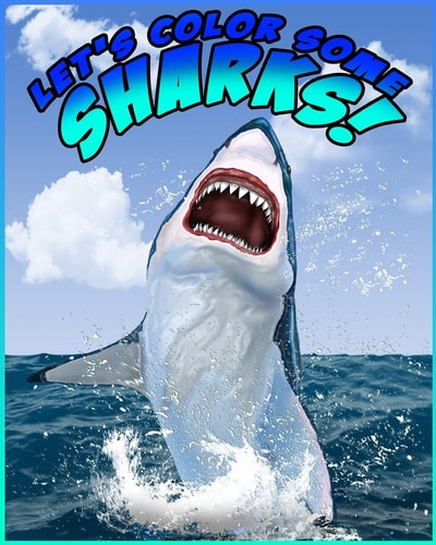 Let's Color Some Sharks!