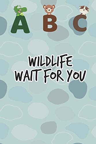 ABC Wildlife Wait for You Kindergarten ABC School Book for Learning the Alphabet Book for Toddlers