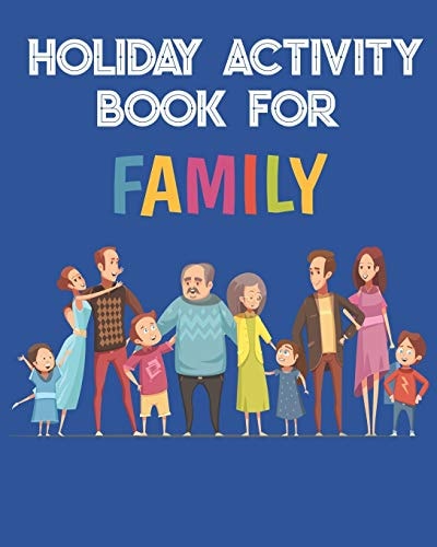 Holiday Puzzle Activity Book for Families Including Seniors Book of 8 Different Paper Games