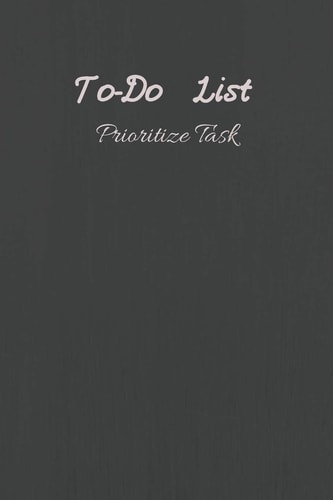 To-Do List Prioritize Task Personal and Business Activities with Level of Importance, Things to Accomplish, Easy Glance, 6x9 Inch, Cream Paper (Daily To-Do List)