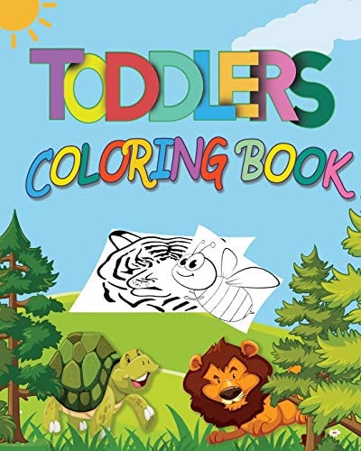 Toddlers Coloring Book Toddler ABC Coloring Book, Animal Alphabet Coloring, High-quality Black&white Coloring Designs, Coloring Book for Kids Ages 2-8