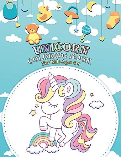 Unicorn Coloring Book for Kids Ages 4-8 Coloring Books for Kids & Toddlers (Books for Kids)