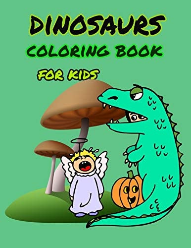 Dinosaur Coloring Book for Kids Great Gift for Boys & Girls, Ages 4-8