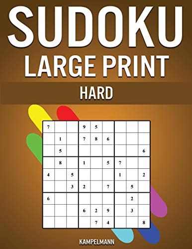 Sudoku Large Print Hard 250 Hard Sudokus for Advanced Players, Includes Solutions - Large Print