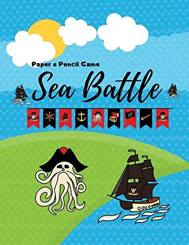 Sea Battle Paper & Pencil Game Hours of Brain-Boosting Entertainment for Adults and Kids