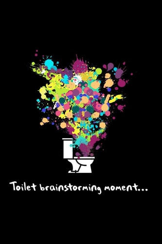 Toilet Brainstorming Moment