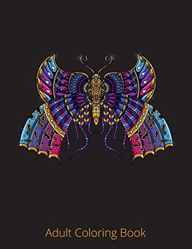 Adult Coloring Book 50+ Stress Relaxation Coloring Pages