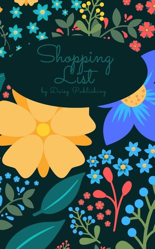 Shopping List. Empty Shopping List Pages for Your Daily Purchases.