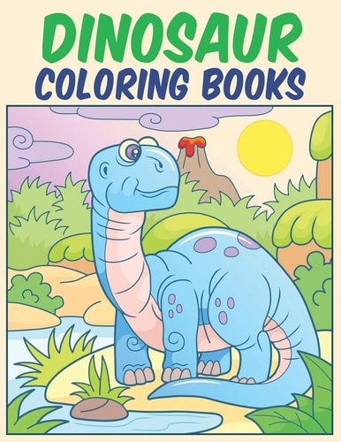 Dinosaur Coloring Books Dino Coloring Books for Toddler, Kids Ages 2-4, 4-8, 6-8