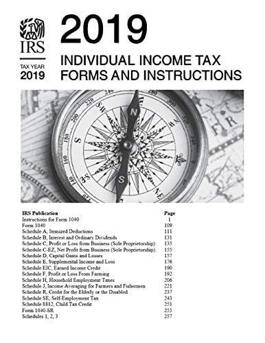 2019 Individual Income Tax Forms and Instructions NEW For 2020!