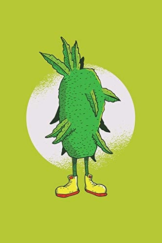 120 Pages DINA5 Cannabis Graphic Jorunal Book For Marijuana Smoker 120 Pages DINA5