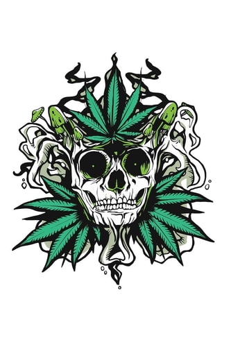 120 Pages DINA5 Cannabis Graphic Jorunal Book For Marijuana Smoker 120 Pages DINA5